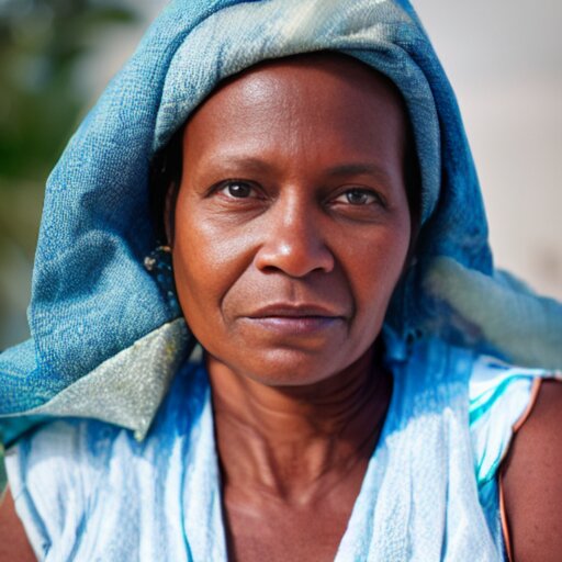 a portrait of a 21yo woman from Bahamas