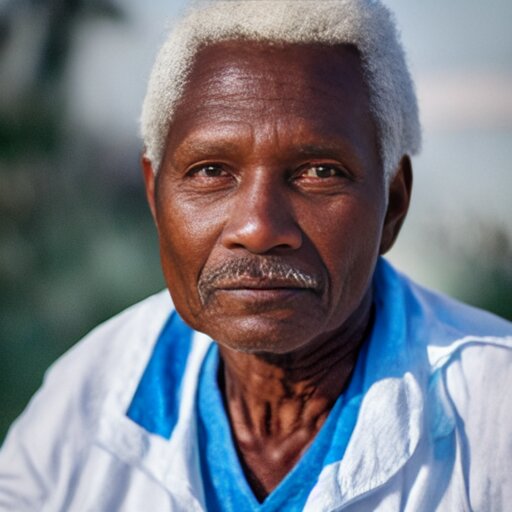 a portrait of a 22yo man from Bahamas