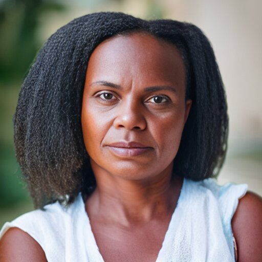 a portrait of a 21yo woman from Barbados