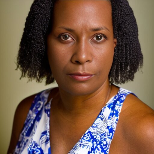 a portrait of a 21yo woman from Barbados