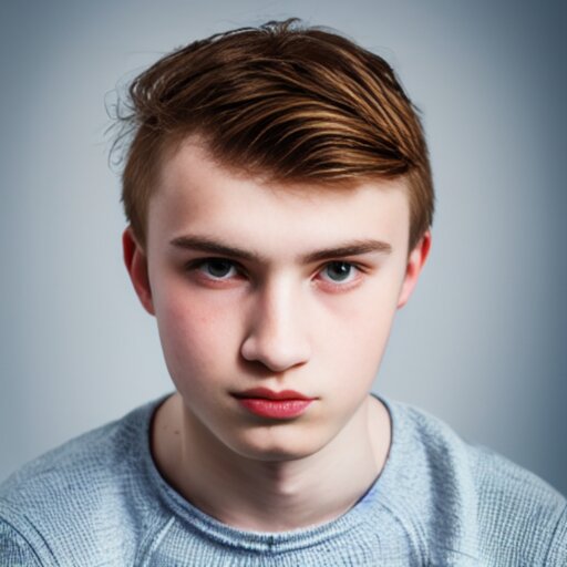 a portrait of a 20yo man from Belarus