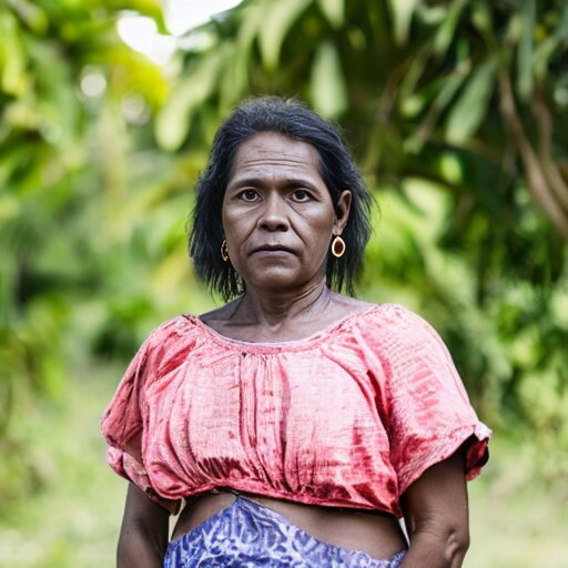 a portrait of a 21yo woman from Belize