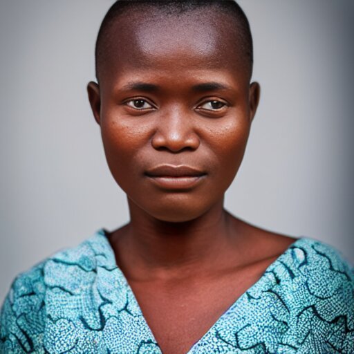 a portrait of a 20yo woman from Benin