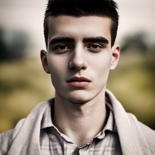 a portrait of a 20yo man from Bosnia Herzegovina