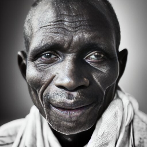 a portrait of a 22yo man from Burkina