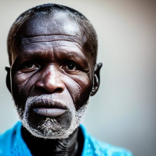 a portrait of a 22yo man from Burkina