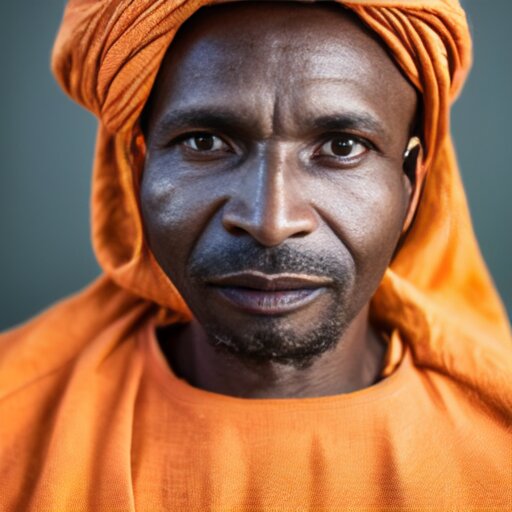 a portrait of a 21yo man from Cameroon