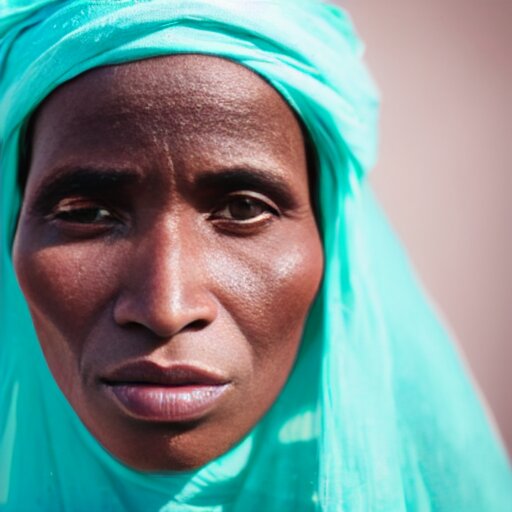 a portrait of a 21yo woman from Chad