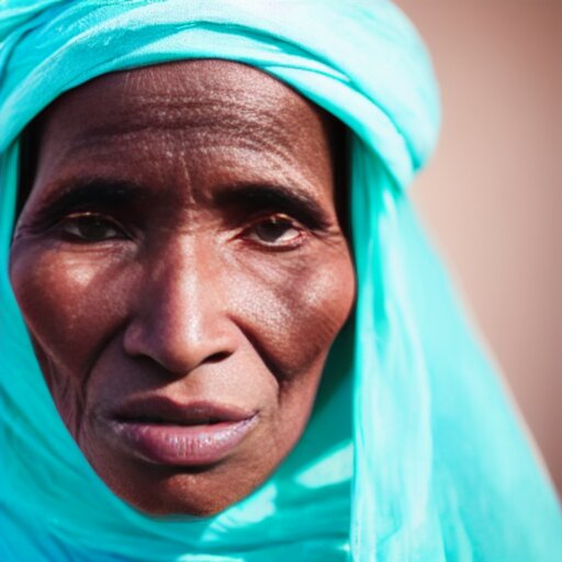 a portrait of a 22yo woman from Chad