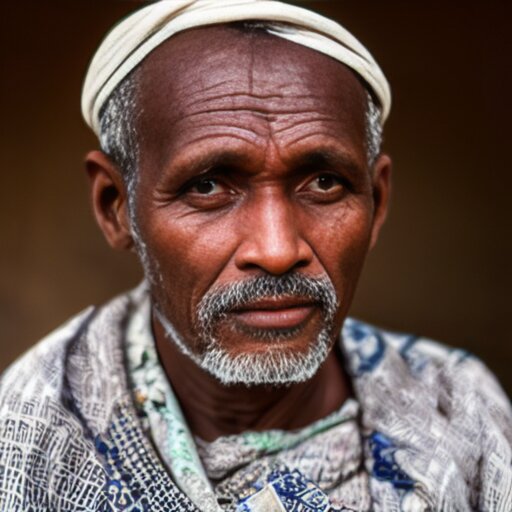 a portrait of a 22yo man from Comoros