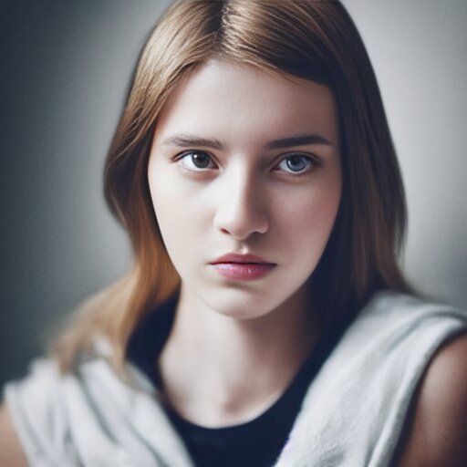 a portrait of a 20yo woman from Czech Republic