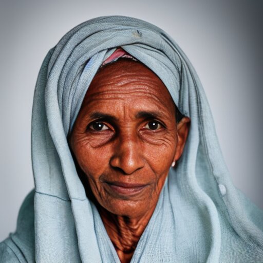 a portrait of a 22yo woman from Eritrea