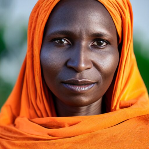 a portrait of a 21yo woman from Gambia