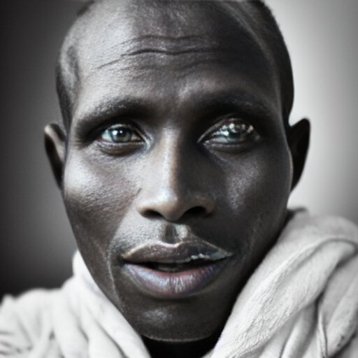 a portrait of a 21yo man from Gambia