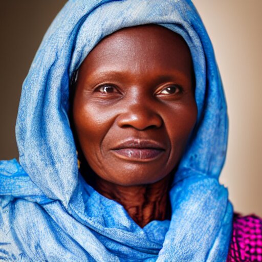 a portrait of a 22yo woman from Ghana