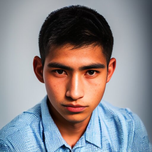 a portrait of a 20yo man from Guatemala