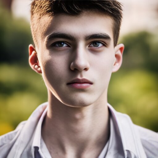 a portrait of a 20yo man from Hungary