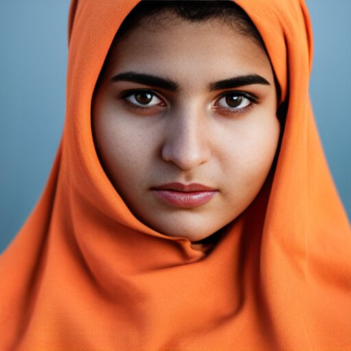 a portrait of a 20yo woman from Libya